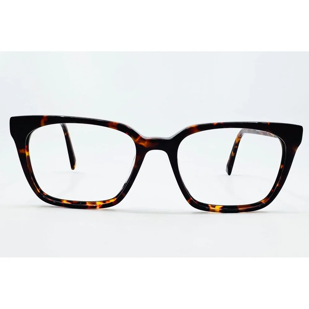 Warby Parker Hughes M Eyeglasses Mens Brown Tortoise Hughes M 926 52-17-140 52mm